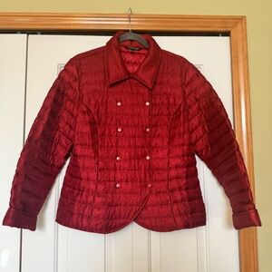 Samuel Dong Double Breasted Quilted‎ Women’s Jacket Size L
